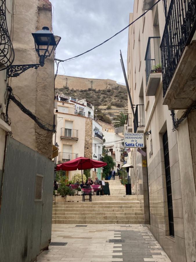 Private Terrace-Romantic-Sea, Castle Views-Central Alicante Exteriér fotografie